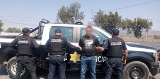 Detenido masculino por robo de vehículo en la comunidad El Pinto