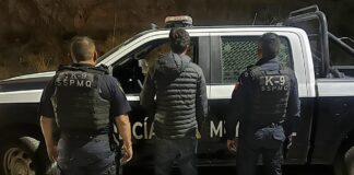 Masculino detenido por robo equiparado en Loma Bonita