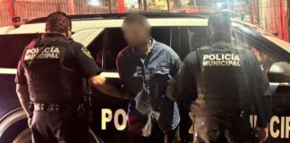 Detenido por daño a propiedad ajena en zona Centro