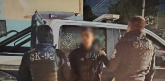 Masculino detenido por desacato a la autoridad en la colonia El Paraíso