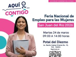 La Secretaría del Trabajo invita a Feria Nacional de Empleo para Mujeres en San Juan del Río