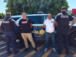 Dos masculinos detenidos por desobediencia y resistencia de particulares