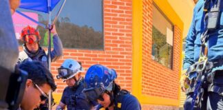 La Coordinación Estatal de Protección Civil de Querétaro brinda capacitación especializada en rescate con cuerdas