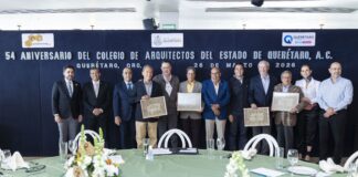 Toma protesta Gobernador al Consejo Directivo del Colegio de Arquitectos del Estado de Querétaro