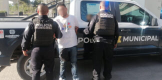 Sujeto remitido a la Fiscalía General del Estado de Querétaro por robo a transeúnte