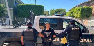 Masculino detenido por delitos contra la salud y portación de armas prohibidas