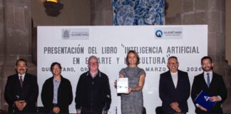 Presenta la titular de Secult el libro Inteligencia Artificial en el Arte y la Cultura