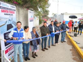 Jairo Morales entrega obra pluvial en Santa Teresa que resuelve problemática histórica
