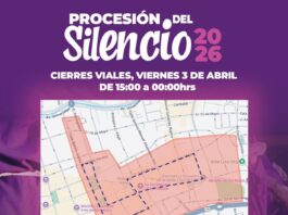 ⚠️ Atención, cierres viales por la Procesión del Silencio 2026
