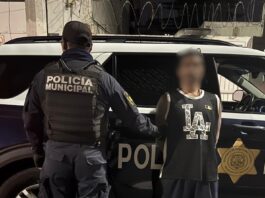 Detenido por delitos contra la seguridad pública en colonia San Javier