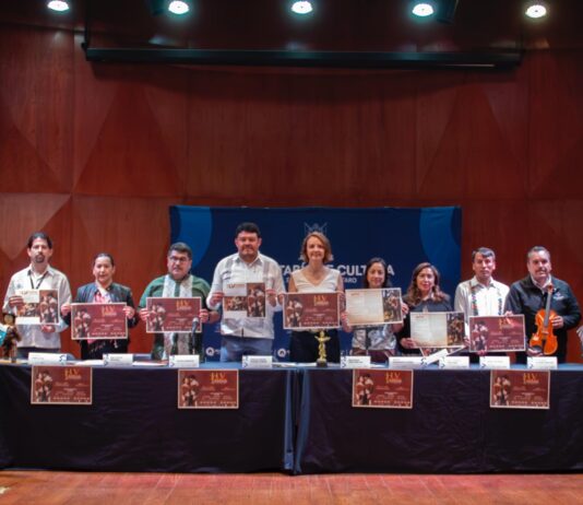 Anuncia la titular de la Secretaria de Cultura del Estado de Querétaro el LV Concurso Nacional de Baile de Huapango Huasteco de San Joaquín