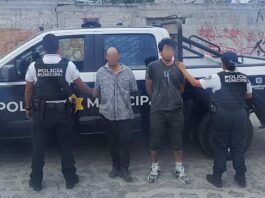 Dos masculinos detenidos en Jardines de Azucenas