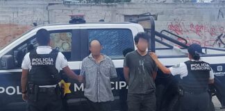 Dos masculinos detenidos en Jardines de Azucenas