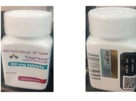 La Comisión Federal para la Protección contra Riesgos Sanitarios emite alerta sanitaria de medicamentos sobre la falsificación del producto Tagrisso