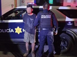 La Secretaría de Seguridad Pública Municipal de Querétaro detiene a hombre en la colonia La Granja