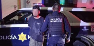 La Secretaría de Seguridad Pública Municipal de Querétaro detiene a hombre en la colonia La Granja