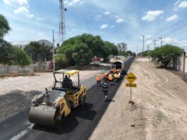 La Comisión Estatal de Infraestructura Rehabilita la Carretera Estatal 127 acceso a Santillán en Tequisquiapan