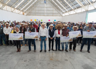 Rodrigo Monsalvo entrega 30 mil pacas de forraje en apoyo a productores pecuarios en El Marqués