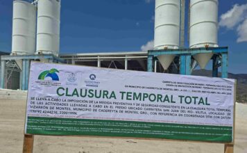 La Procuraduría Estatal de Protección al Medio Ambiente clausura planta de trituración en Cadereyta