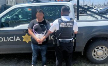 Masculino detenido por robo a comercio en Menchaca I