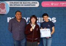 Estudiante de COBAQ obtiene medalla de oro en XXXV Olimpiada Nacional de Química