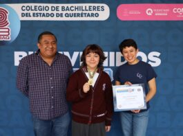Estudiante de COBAQ obtiene medalla de oro en XXXV Olimpiada Nacional de Química