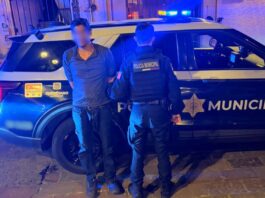 En la colonia Centro es detenido masculino con llave limada