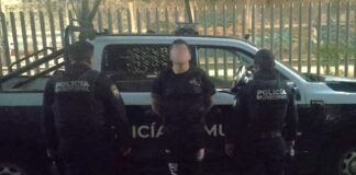 Masculino detenido por robo en la colonia Vista Alegre