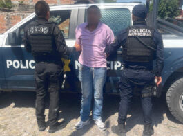 Sujeto remitido a la Fiscalía General del Estado de Querétaro por portación ilegal de arma de fuego