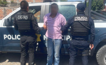 Sujeto remitido a la Fiscalía General del Estado de Querétaro por portación ilegal de arma de fuego