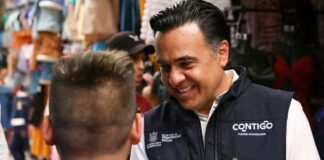 Realiza Luis Nava recorrido en el mercado Reforma de San Juan del Río