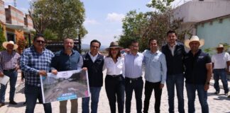 Entrega Luis Nava obra de mejoramiento en la calle Alfonso Ramírez en Tequisquiapan