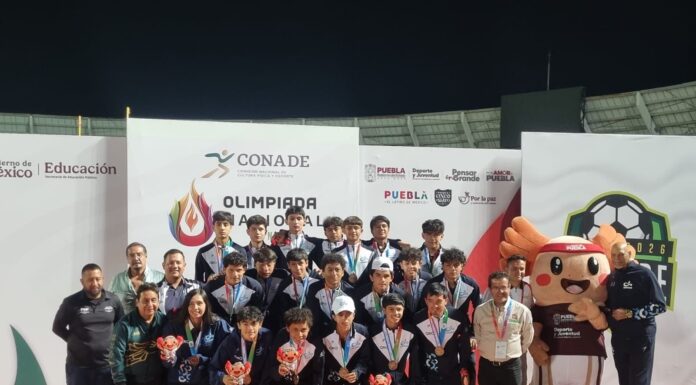 Medalla histórica de fútbol queretano sub 15 en Olimpiada Nacional 2026