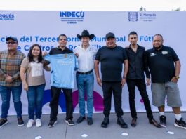 Encabeza Rodrigo Monsalvo inauguración del Tercer Torneo Municipal de Fútbol de Centros de Rehabilitación en El Marqués