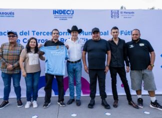 Encabeza Rodrigo Monsalvo inauguración del Tercer Torneo Municipal de Fútbol de Centros de Rehabilitación en El Marqués