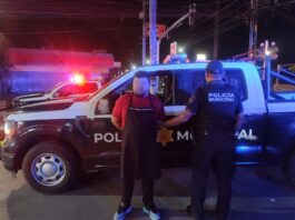Detenido masculino por portación ilegal de arma de fuego