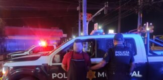 Detenido masculino por portación ilegal de arma de fuego