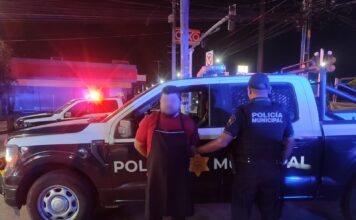 Detenido masculino por portación ilegal de arma de fuego