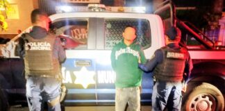 Detenido masculino por robo a transeúnte en la colonia La Loma