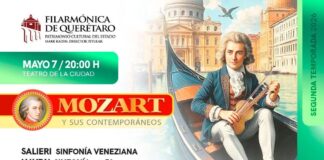 La Orquesta Filarmónica del Estado de Querétaro Alista el concierto Mozart y sus contemporáneos