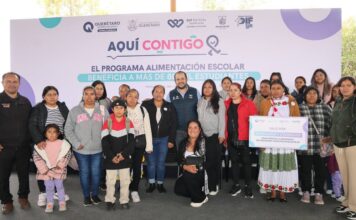 El Sistema Estatal para el Desarrollo Integral de la Familia entrega mobiliario y utensilios para espacios alimentarios en San Juan del Río