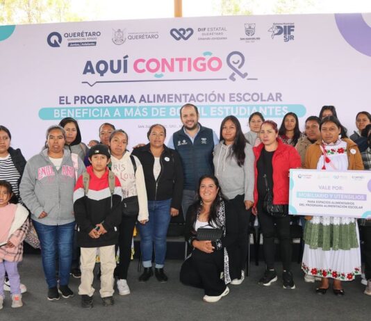 El Sistema Estatal para el Desarrollo Integral de la Familia entrega mobiliario y utensilios para espacios alimentarios en San Juan del Río