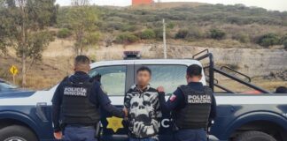 Detenido por portación de arma prohibida en la colonia Cuauhtémoc