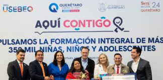 Premia Gobierno de Querétaro el compromiso y liderazgo de docentes y directivos