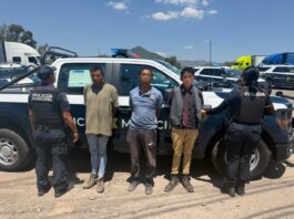 Aseguradas tres personas por robo de vehículo en Santa Catarina