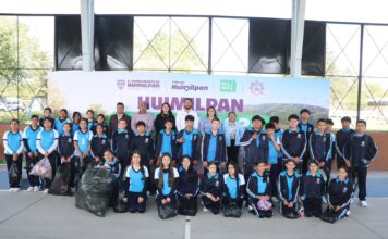 Impulsa Jairo Morales cultura del reciclaje entre jóvenes de Huimilpan