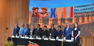 Inauguran el XVIII Congreso Estatal del Colegio de Pediatras del Estado de Querétaro
