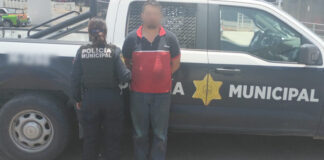 Masculino trasladado a la Fiscalía General del Estado de Querétaro por violencia familiar