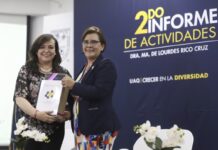 Expone Dra. Ma. de Lourdes Rico Cruz su 2° Informe al frente de Lenguas y Letras