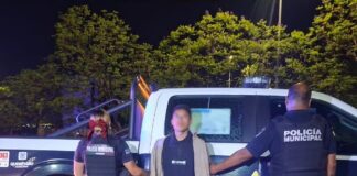 Detenido por daños dolosos y resistencia de particulares en El Salitre